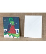 Old Jennifer Blomgren Whimsical Dinosaur Valentines Card w Envelope Ephe... - £2.78 GBP