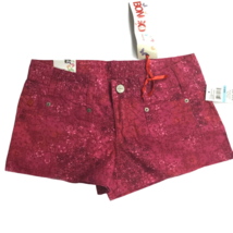 Bongo Women&#39;s Summer Shorts Size 5 Juniors Flat Front and Back Pockets Red NWT - £21.05 GBP