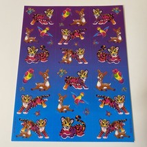 Lisa Frank Forrest Tiger Cub Emerald Fawn Birds Flowers Sticker Sheet - £12.58 GBP