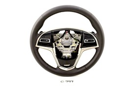 New GM OEM Cadillac ATS 2013-2019 Black Leather Steering Wheel ATS-V V 2... - £174.76 GBP