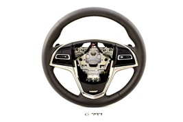 New GM OEM Cadillac ATS 2013-2019 Black Leather Steering Wheel ATS-V V 2... - £177.50 GBP