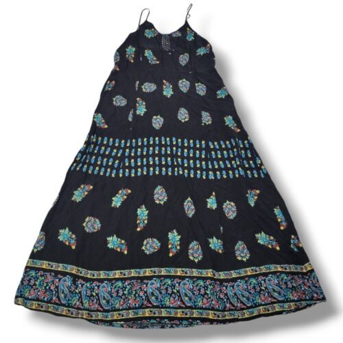 Band Of Gypsies Dress Size Large Maxi Dress Bohemian Dress Boho Dress Fl... - $41.69