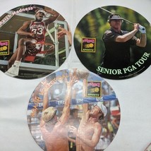 Lot of (3) 1980s Sports Circular Cardboard Collectable With Fun Facts - $14.25