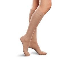 Ease Opaque Knee High, Long, Closed Toe, (Size: S) 20-30mmHg Sand - £34.61 GBP