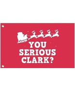 Winter Merry Christmas Garden Flag 3X5 Feet - You Serious Clark? - $10.00