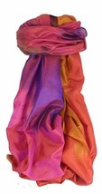Varanasi Ekal Premium Silk Long Scarf Heritage Nath 6 by Pashmina &amp; Silk - £29.71 GBP