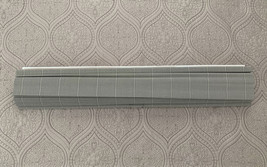 NEW CUSTOM MADE Light Gray Roman Corded Black Out Shade 35.625&quot; x 71&quot; max - £75.19 GBP