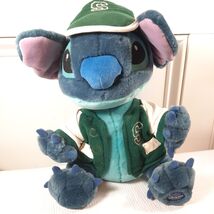 Disney Store Exclusive Stitch Plush green Varsity Jacket hat Hoop Retail... - $18.00
