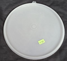 T37 Tupperware Replacement Round Container Lid - Clear Colorless - 9&quot; - £7.65 GBP