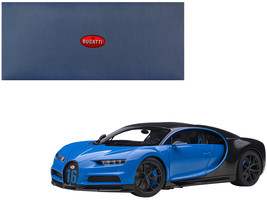 2019 Bugatti Chiron Sport French Racing Blue and Carbon 1/18 Model Car by Autoar - £294.94 GBP