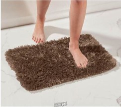 St. Lucia 20&quot;x 32&quot; Bath Rug Brown Mocha - £19.09 GBP