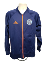 Adidas MLS New York City Football Club Womens Medium Blue Anthem Track Jacket - $35.63