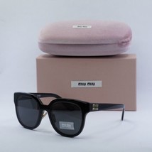 MIU MIU MU01ZS 1AB5S0 Black/Dark Grey 55-20-140 Sunglasses New Authentic - £223.92 GBP