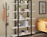 Yitahome 5 Tier Bookshelf, Freestanding 5 Shelf Bookcases And, White - $142.96