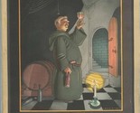 Holland America Line Wine List Rotterdam 1957 Jan Lavles Cover Art  - $85.14