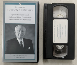 VHS Gordon Hinckley Speaks to Stake &amp; Ward Councils on Conversion &amp; Rete... - £8.16 GBP