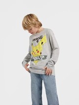 Pokémon Pikachu Ready for Battle Long Sleeve T-Shirt, Grey,  8-9 Years - $380.89 MXN
