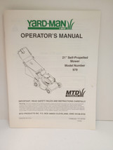 Yard-Man 21&quot; Self-Propelled Mower Manual Self Prop 979  Exploded Views - $8.12