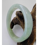 58.10mm Icy Light Green Burma Jadeite Jade Bangle Bracelet # 50 gram # 2... - $1,335.66 CAD