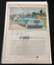 Vintage Ad for STUDEBAKER Lark Play Wagon &quot;Meet Your New Dimension&quot; Art Poster - £3.72 GBP