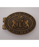 Metal Money Clip Golfer Golf Club Myrtle Beach World Tour - £19.41 GBP
