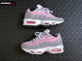Authenticity Guarantee 
NIKE Air Max 95 Pink Rose Light Grey White 2/17/... - $98.99