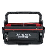 CRAFTSMANTRADESTACK System Zippered Tool Tote, 22.375-in.,Polyester, Bla... - £120.34 GBP