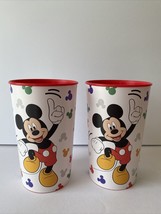 Disney Mickey Mouse Plastic Reusable Party Favor Cups Set/2 New - £6.05 GBP