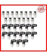 Durable 1/4&quot; OD x 1/8&quot; NPT Push Connect Fittings - 30 Pack of Copper &amp; P... - $660.61 MXN
