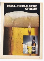 80&#39;s Pabst Blue Ribbon Beer Print Ad 8.5&quot; x 11&quot; - $19.31