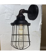 Small Exterior Wall Lantern 1007207563 Black 13.5” High NEW - Box Damage... - $13.90