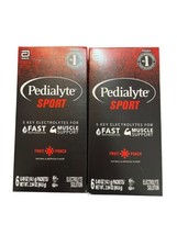 2-Pedialyte Sport Electrolyte Powder (6) Fruit Punch Exp 12/2024 - £19.47 GBP