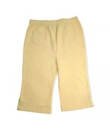 Stride Rite Pants Girls 24 m Yellow Cropped Cotton Stretch Elastic Waist... - £9.01 GBP