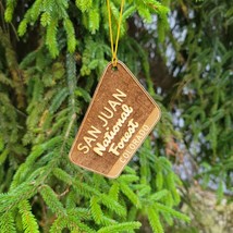 San Juan National Forest Wood Ornament Or Keychain Colorado CO Park - £15.02 GBP