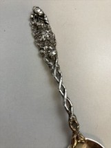 Sterling Silver Repousse Pierced 5&quot; Spoon by Simpson Hall Miller Unknown... - $39.55
