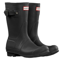 Hunter Ladies&#39; Size 7 Original Short Boot, Black, Customer Return  - $59.99
