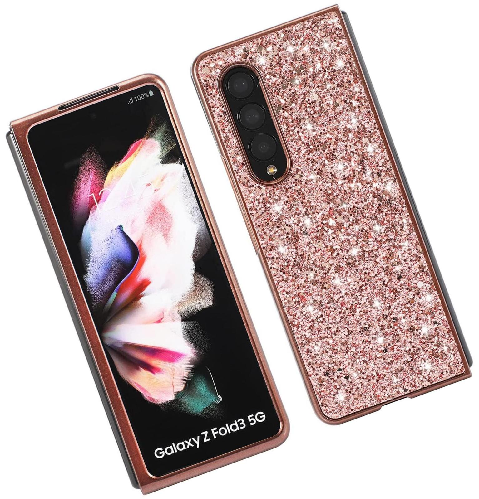 Compatible with Samsung Z Fold 4 Case Glitter Samsung Galaxy