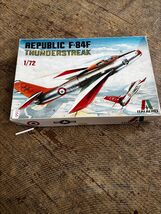 Italaerei model kit Republic F-84F Thunderstreak plane 1/72 sealed parts - $20.00