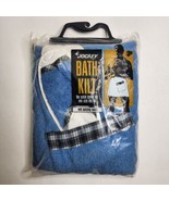 1968 Jockey Terry Bath Kilt Matching Scuffs Vintage Retro Made in USA Co... - $40.58 CAD