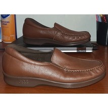 SAS Leather Slip-on Women’s Size 7.5N Narrow Tripad Comfort Loafer Brown. - $30.35