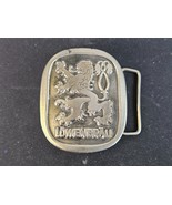 Lowenbrau Beer Brewery Promo Belt Buckle Lions Brew Den Vtg 70s LE TGABC - $279.66 MXN