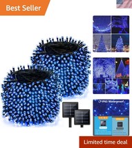 170 FT Solar-Powered Blue LED String Lights with 8 Modes - Perfect for C... - $756.61 MXN