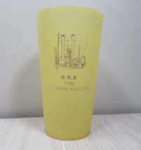 NRA 1980 Louisville Kentucky KY plastic cup yellow - $13.37