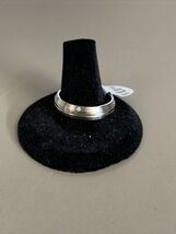 New Stainless Steel Striped Wedding Ring Band Mens Size 11 KG - $9.89