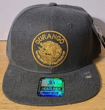 DURANGO MEXICO MEXICAN CITY STATE SNAPBACK BASEBALL CAP HAT ( GRAY ) - £9.51 GBP