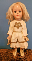 Vintage 1952 Ideal Mary Hartline P-91 Doll 16” Original  Dress boots - $65.07