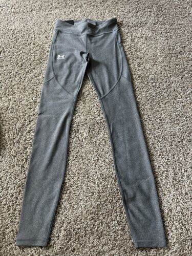 Under Armour Gray Compression Mid Rise Full Lenght Ankle Leggings Size X... - $23.36
