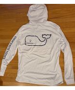 Vineyard Vines Men&#39;s White Long Sleeve Hoodie Tee WHALE XL - €42,07 EUR