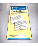 Criminal Law Liaf 2007 (Law in a Flash), Steven Emanuel, - $419.93 MXN
