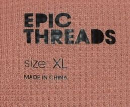 Epic Threads 100138398BO Extra Large Canyon Clay Long Sleeve Thermal Shirt image 3